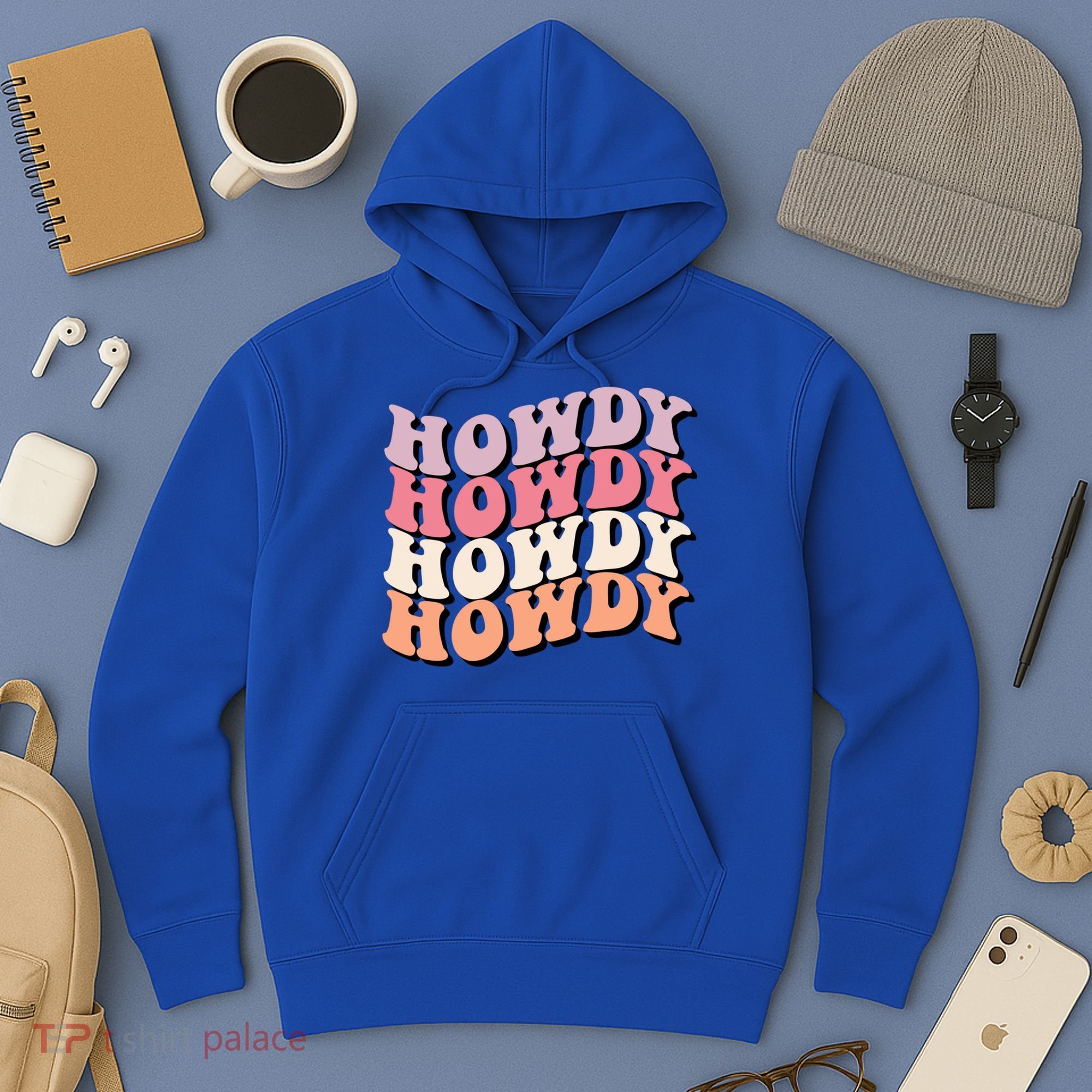 Howdy A Preppy Cowgirl Gift Hoodie