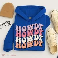 Howdy A Preppy Cowgirl Gift Hoodie thumb 4