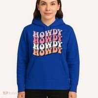 Howdy A Preppy Cowgirl Gift Hoodie thumb 5