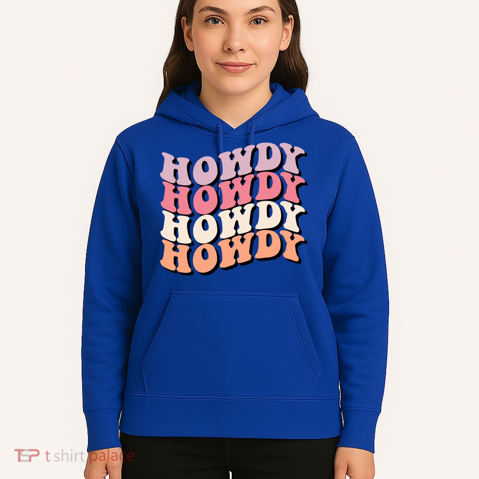 Howdy A Preppy Cowgirl Gift Hoodie