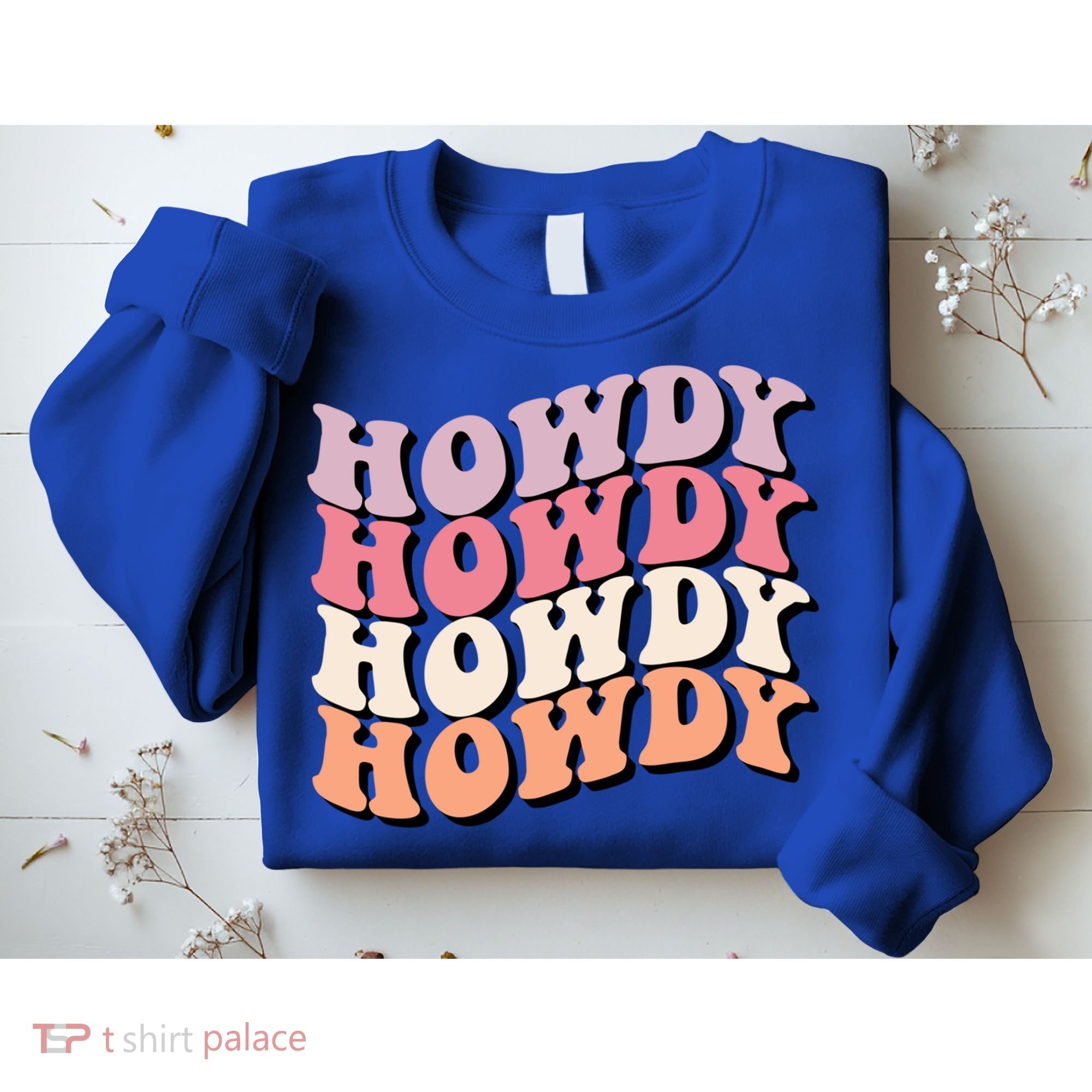 Howdy A Preppy Cowgirl Gift Sweatshirt