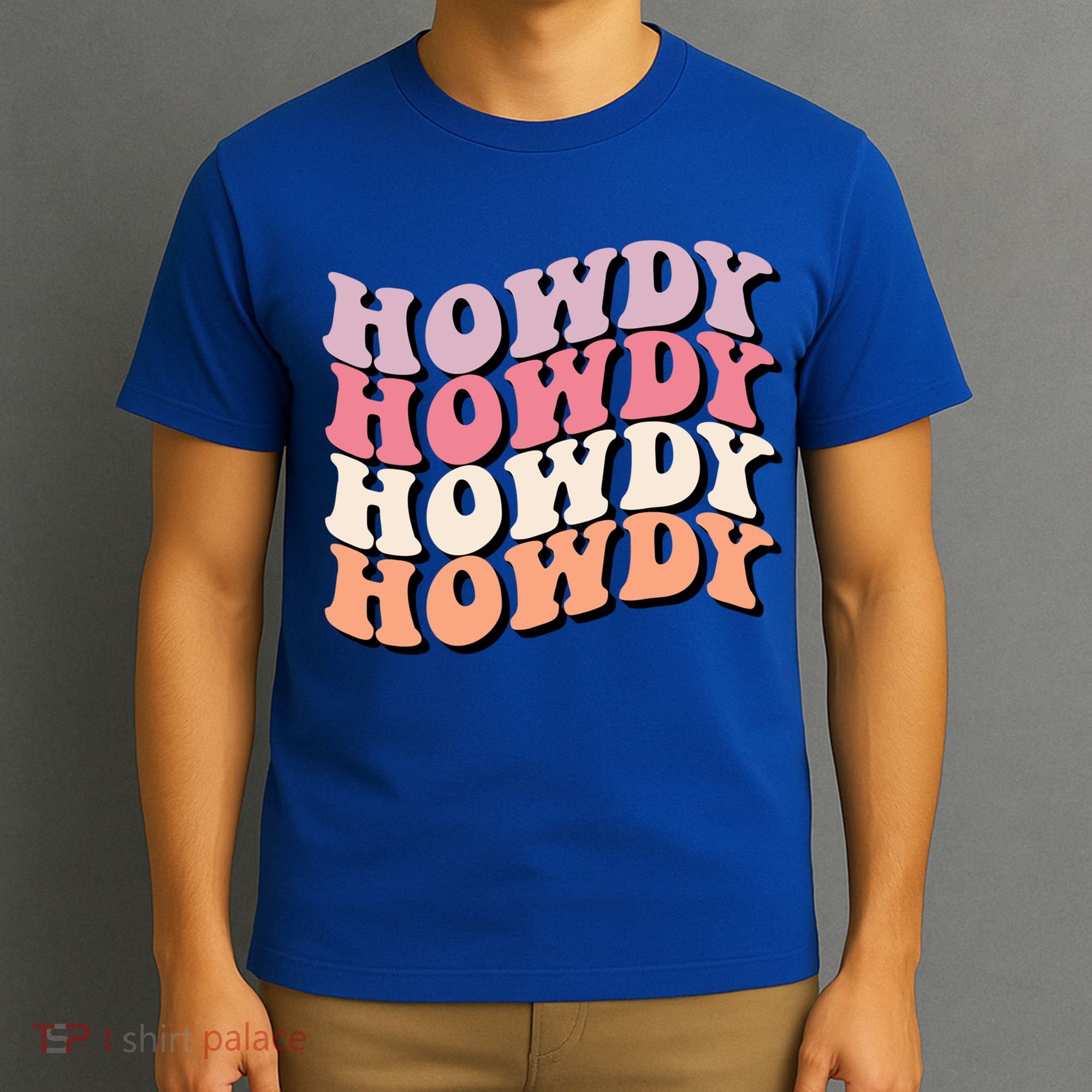 Howdy A Preppy Cowgirl Gift T-Shirt