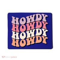Howdy A Preppy Cowgirl Gift Mousepad thumb 0