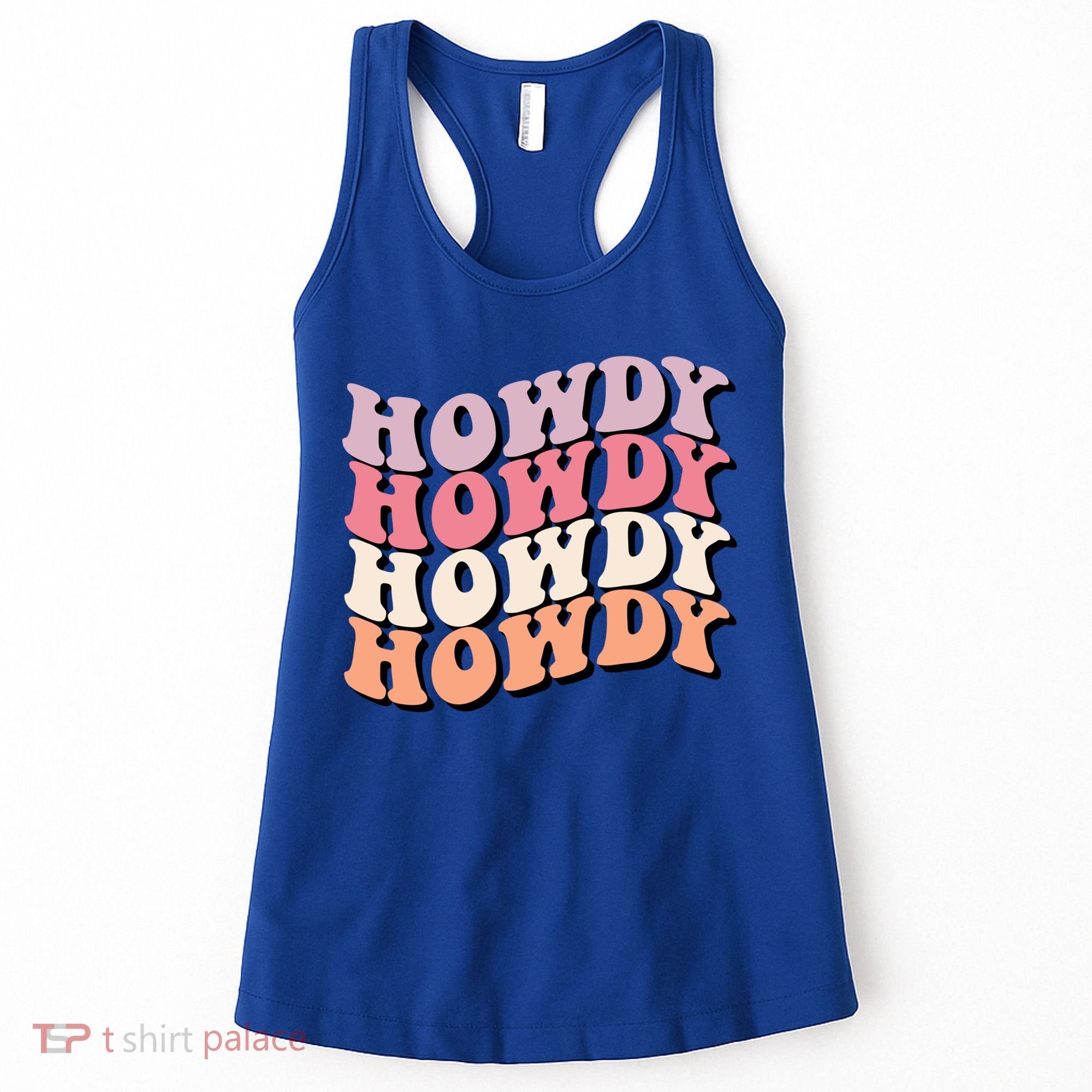 Howdy A Preppy Cowgirl Gift Women's Tank Top