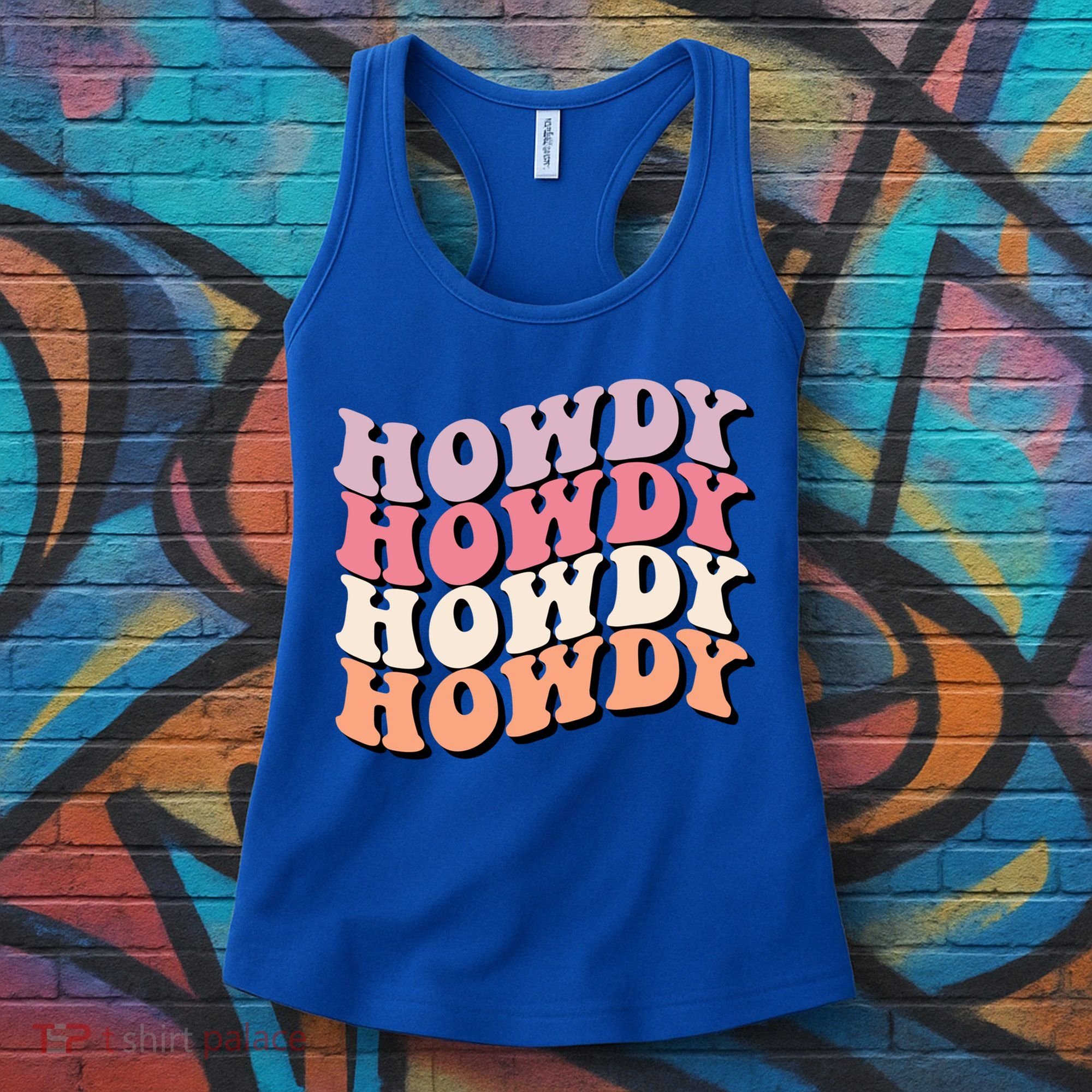 Howdy A Preppy Cowgirl Gift Women's Tank Top