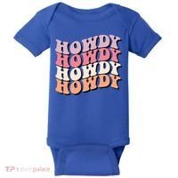 Howdy A Preppy Cowgirl Gift Baby Bodysuit thumb 0
