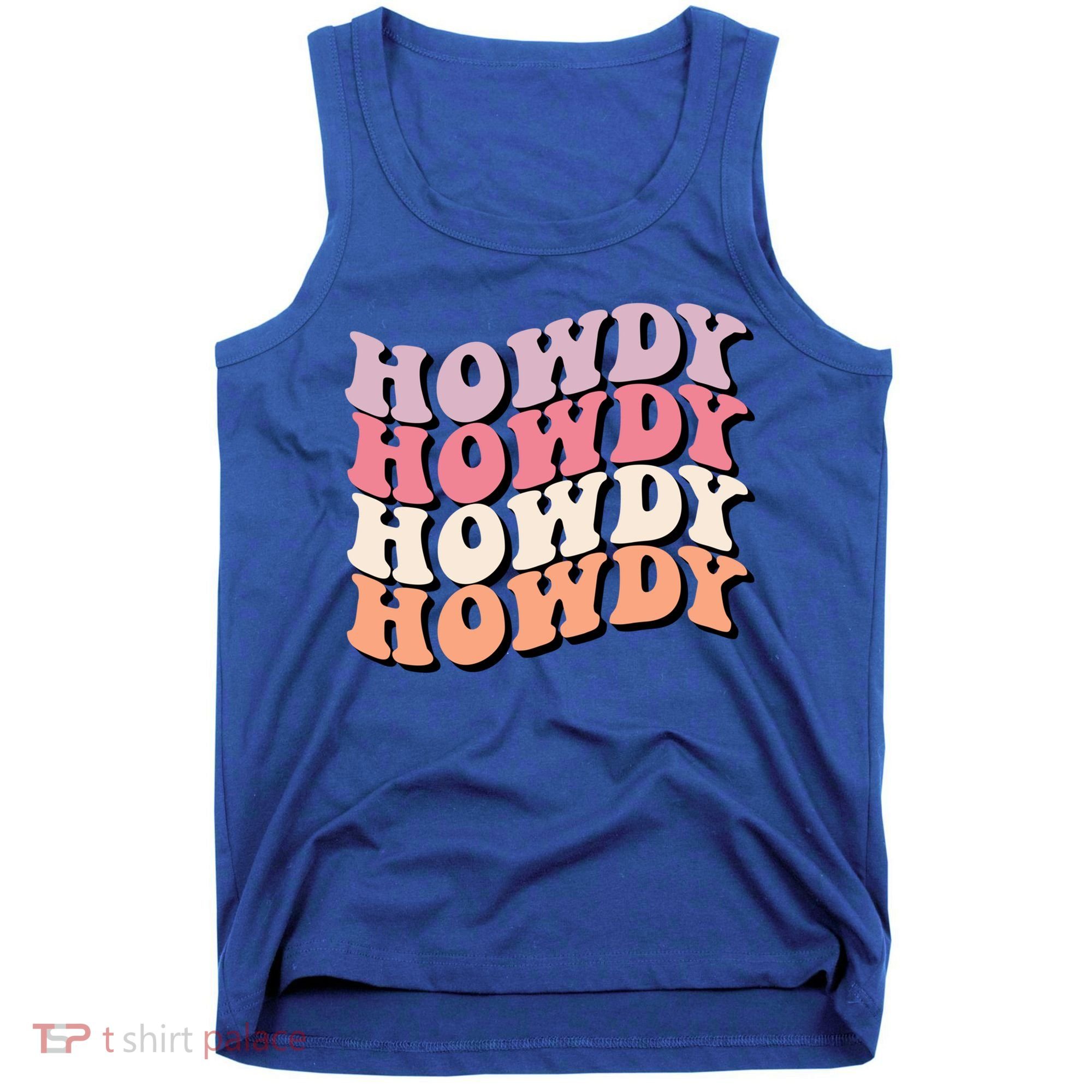 Howdy A Preppy Cowgirl Gift Tank Top