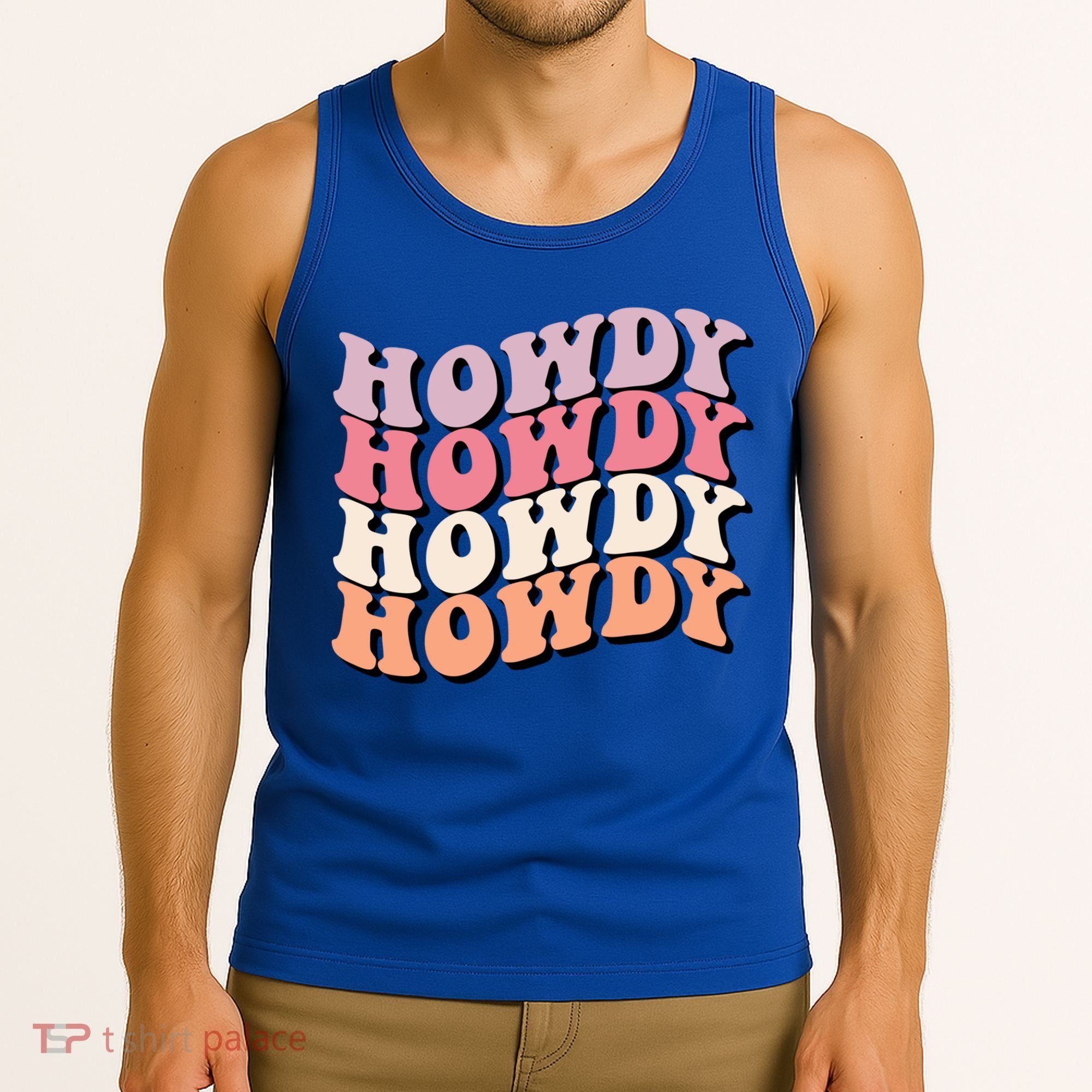 Howdy A Preppy Cowgirl Gift Tank Top