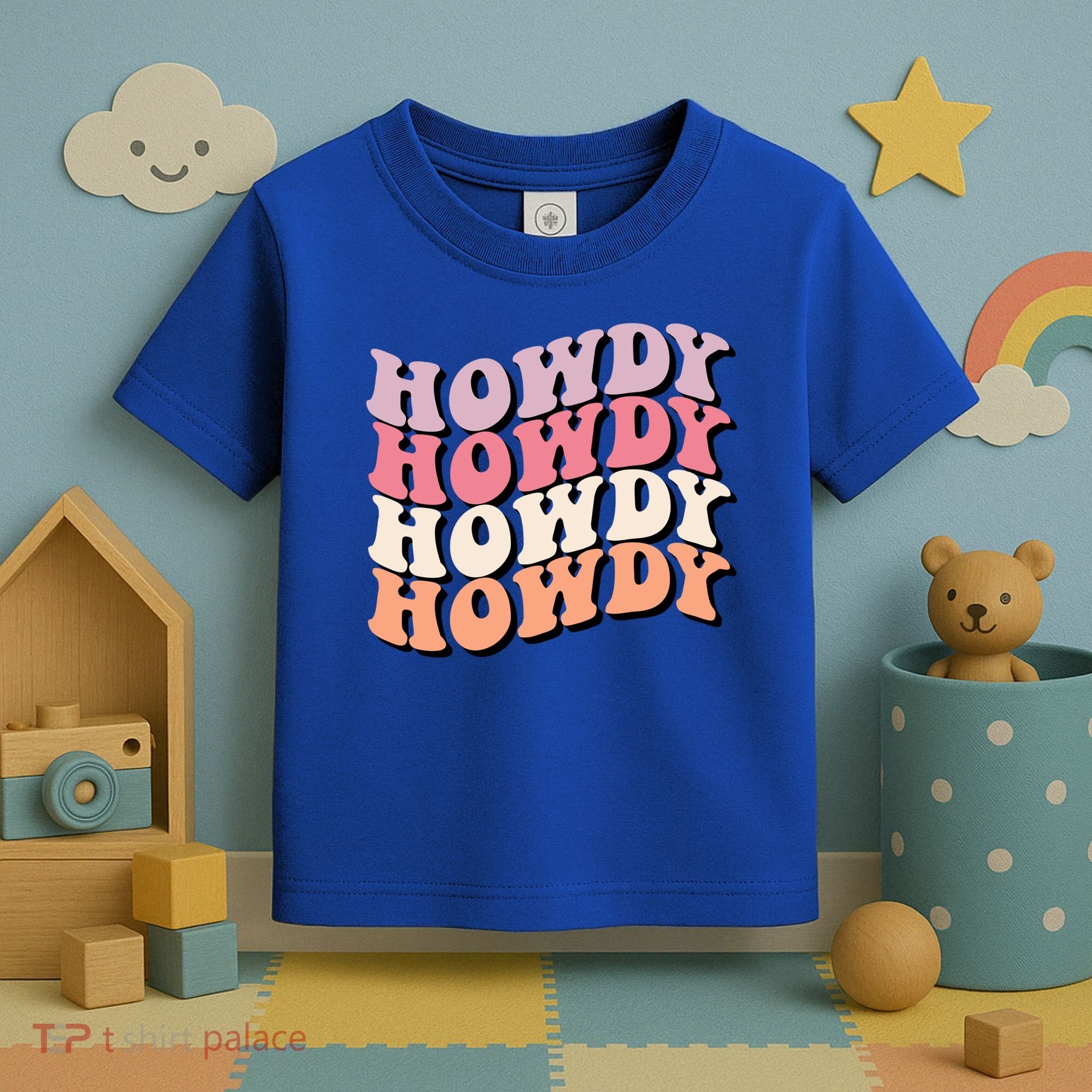 Howdy A Preppy Cowgirl Gift Toddler T-Shirt