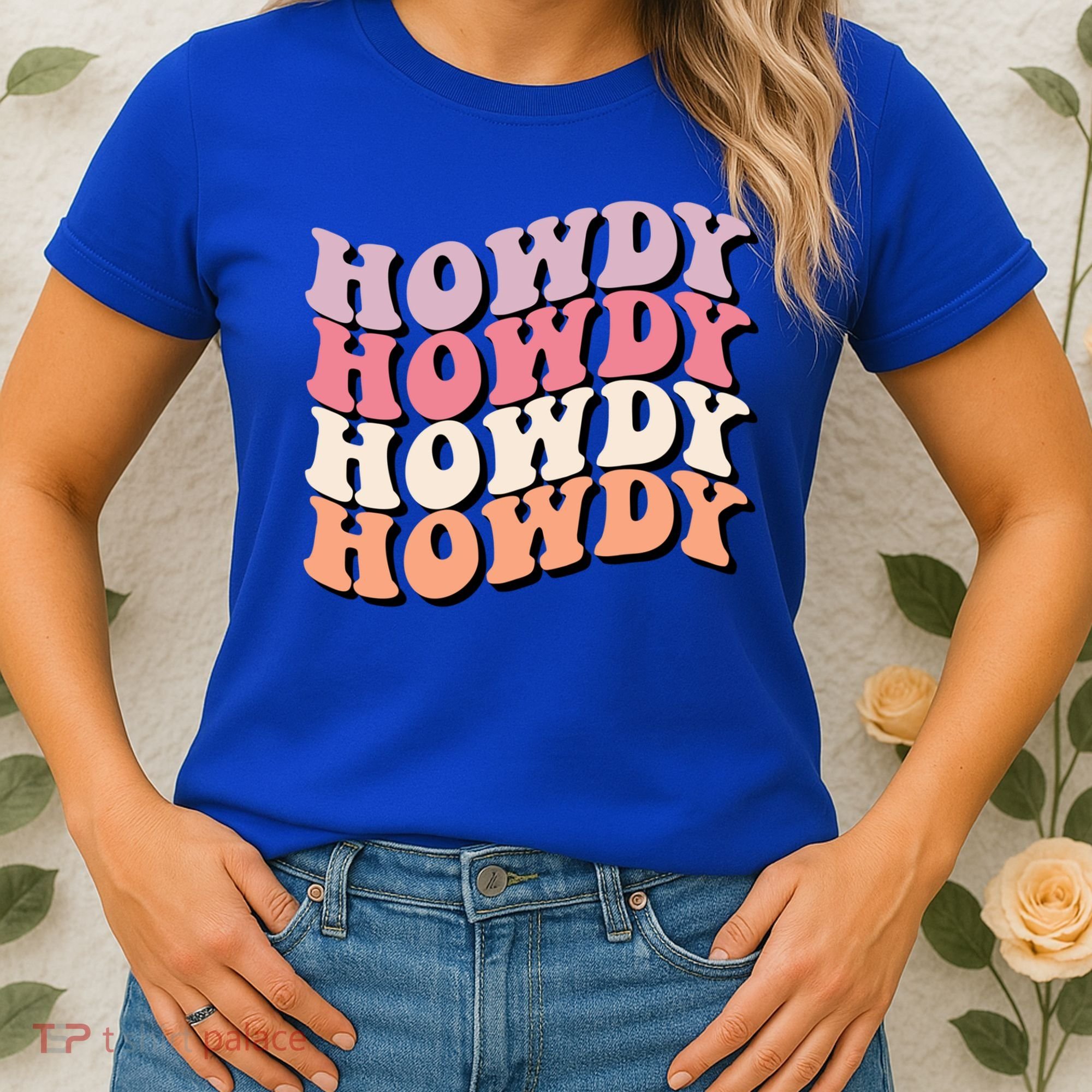 Howdy A Preppy Cowgirl Gift Women's T-Shirt