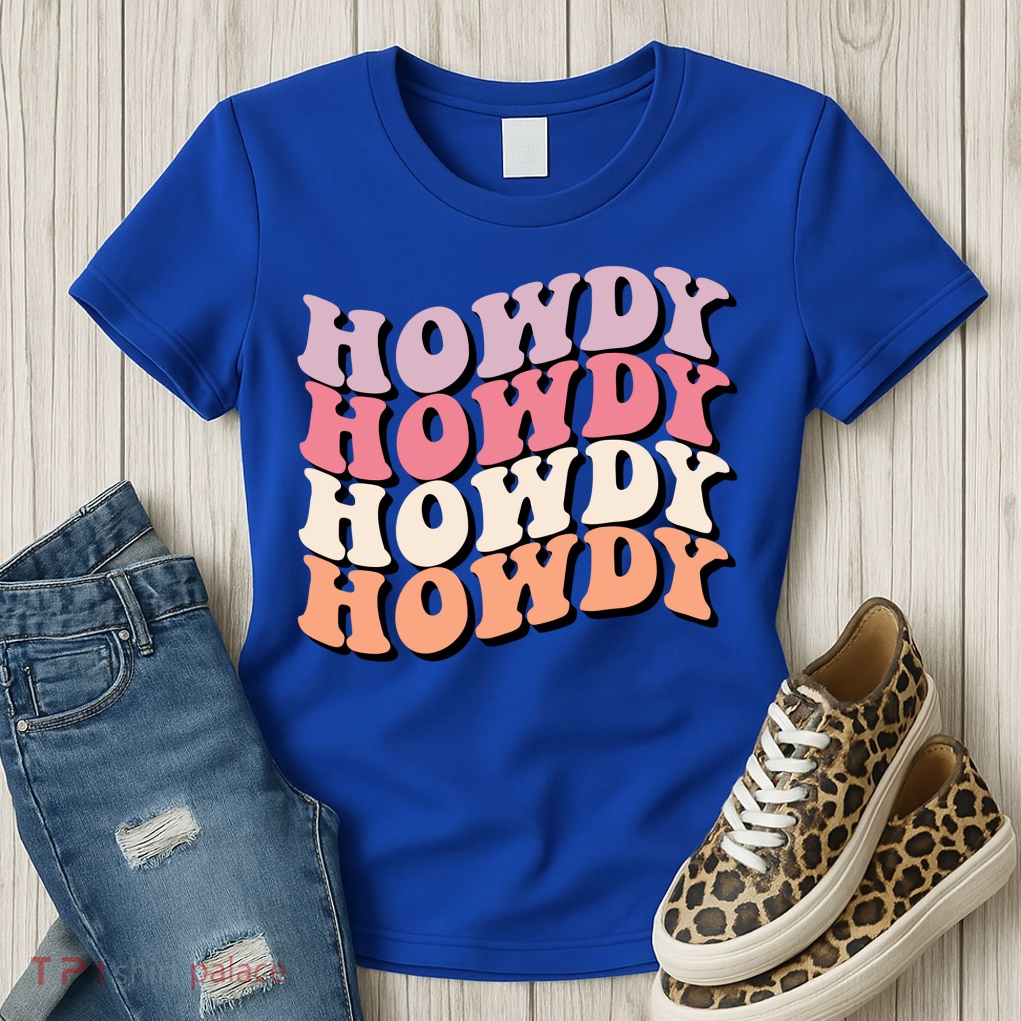 Howdy A Preppy Cowgirl Gift Women's T-Shirt