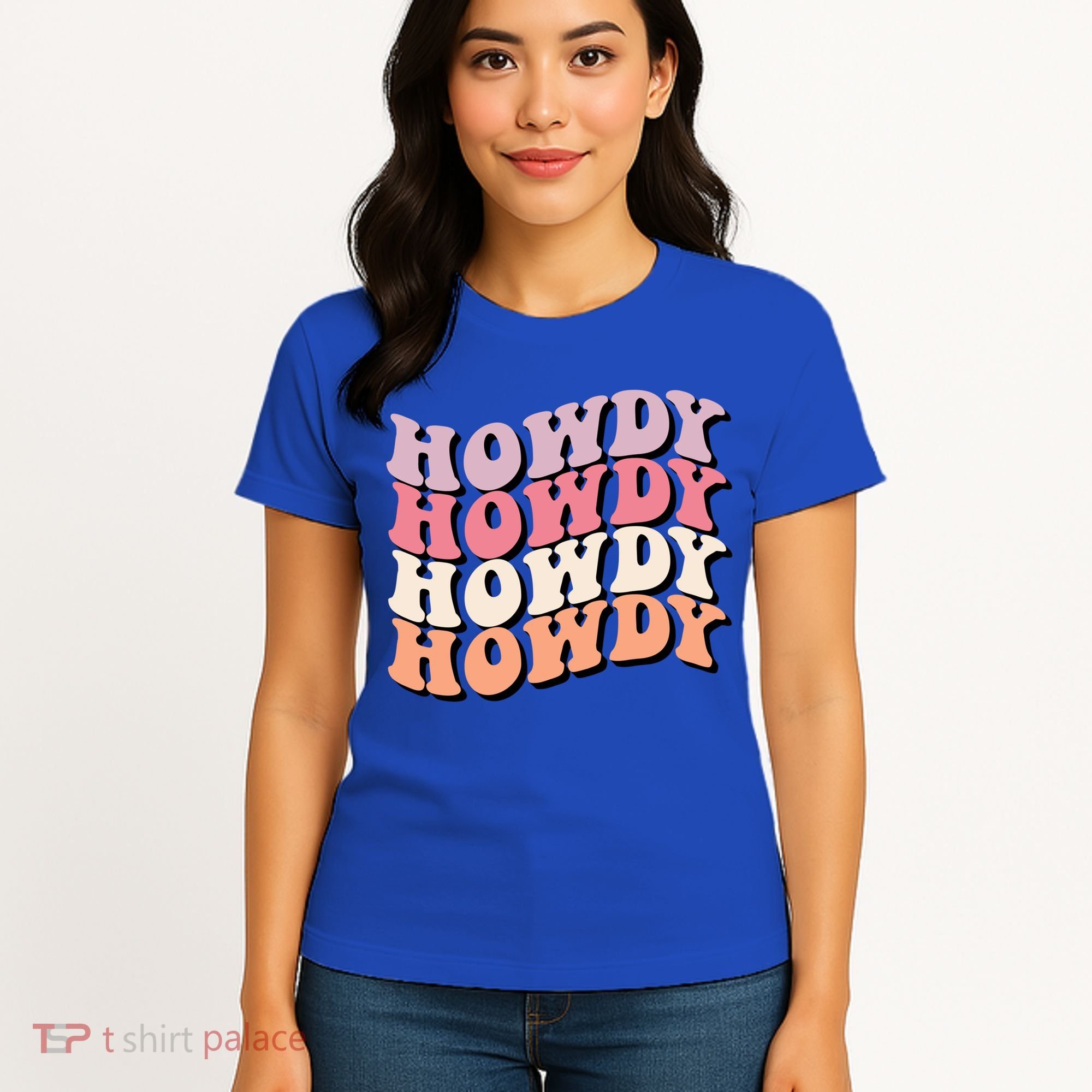 Howdy A Preppy Cowgirl Gift Women's T-Shirt