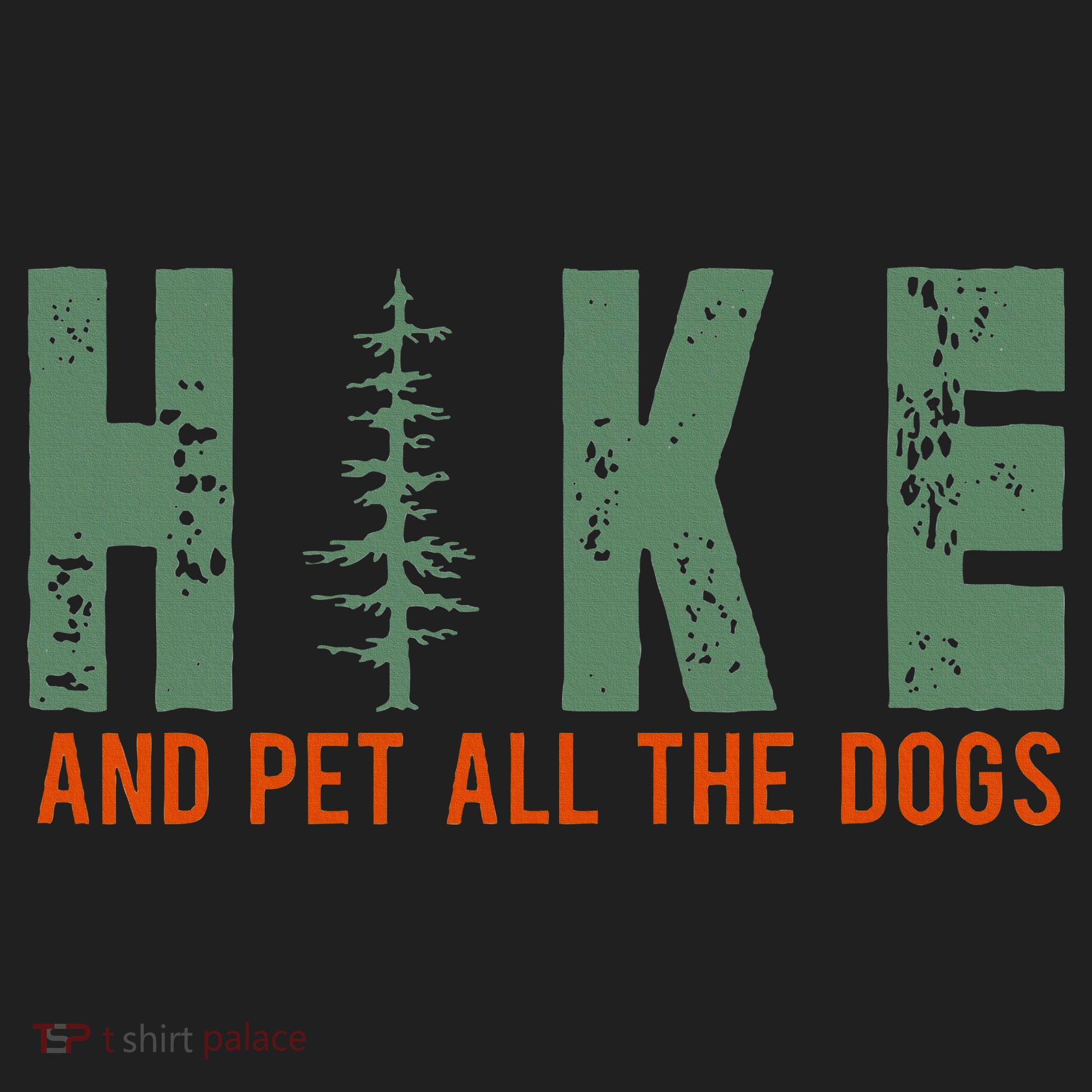 Hike And Pet All The Dogs Funny Hiking Beanie