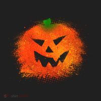 Halloween Airbrush Paint Splatter Jackolantern Pumpkin Tumbler thumb 3