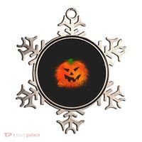 Halloween Airbrush Paint Splatter Jackolantern Pumpkin Ornament thumb 0