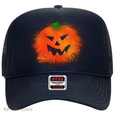 Halloween Airbrush Paint Splatter Jackolantern Pumpkin Hat