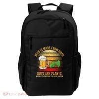 Hops Are Plants Beer Therefore Salad & Water Backpack thumb 0