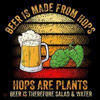 Hops Are Plants Beer Therefore Salad & Water Bucket Hat thumb 4