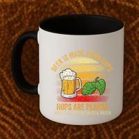 Hops Are Plants Beer Therefore Salad & Water Coffee Mug thumb 2