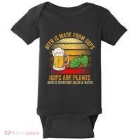 Hops Are Plants Beer Therefore Salad & Water Baby Bodysuit thumb 0