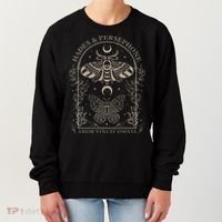 Hades And Persephone Moth And Butterfly Mythology Women's Sweatshirt thumb 0