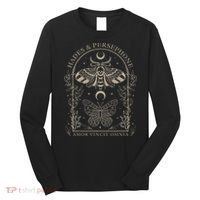 Hades And Persephone Moth And Butterfly Mythology Long Sleeve Shirt thumb 0
