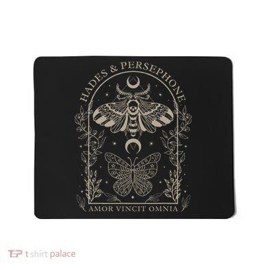 Hades And Persephone Moth And Butterfly Mythology Mousepad