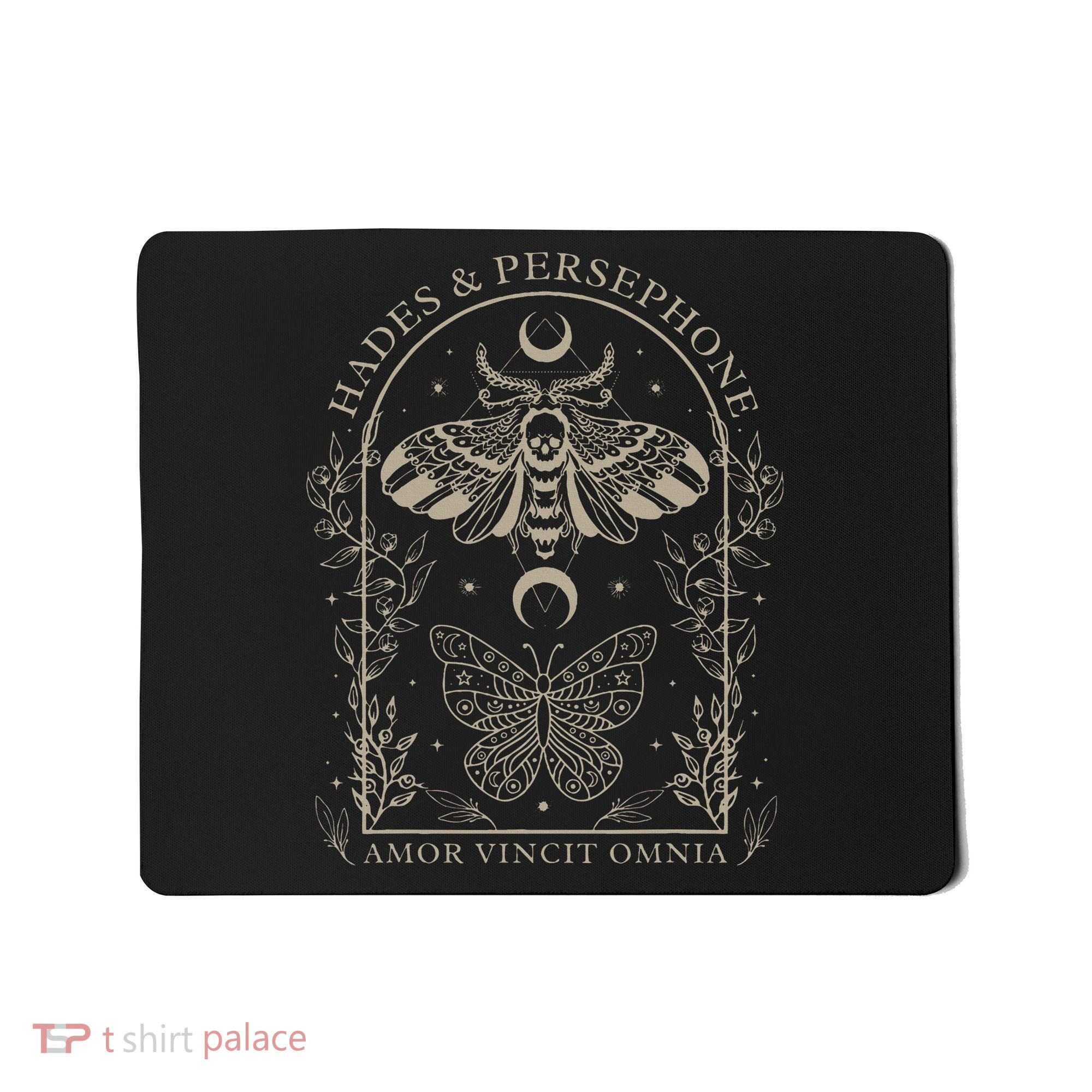 Hades And Persephone Moth And Butterfly Mythology Mousepad