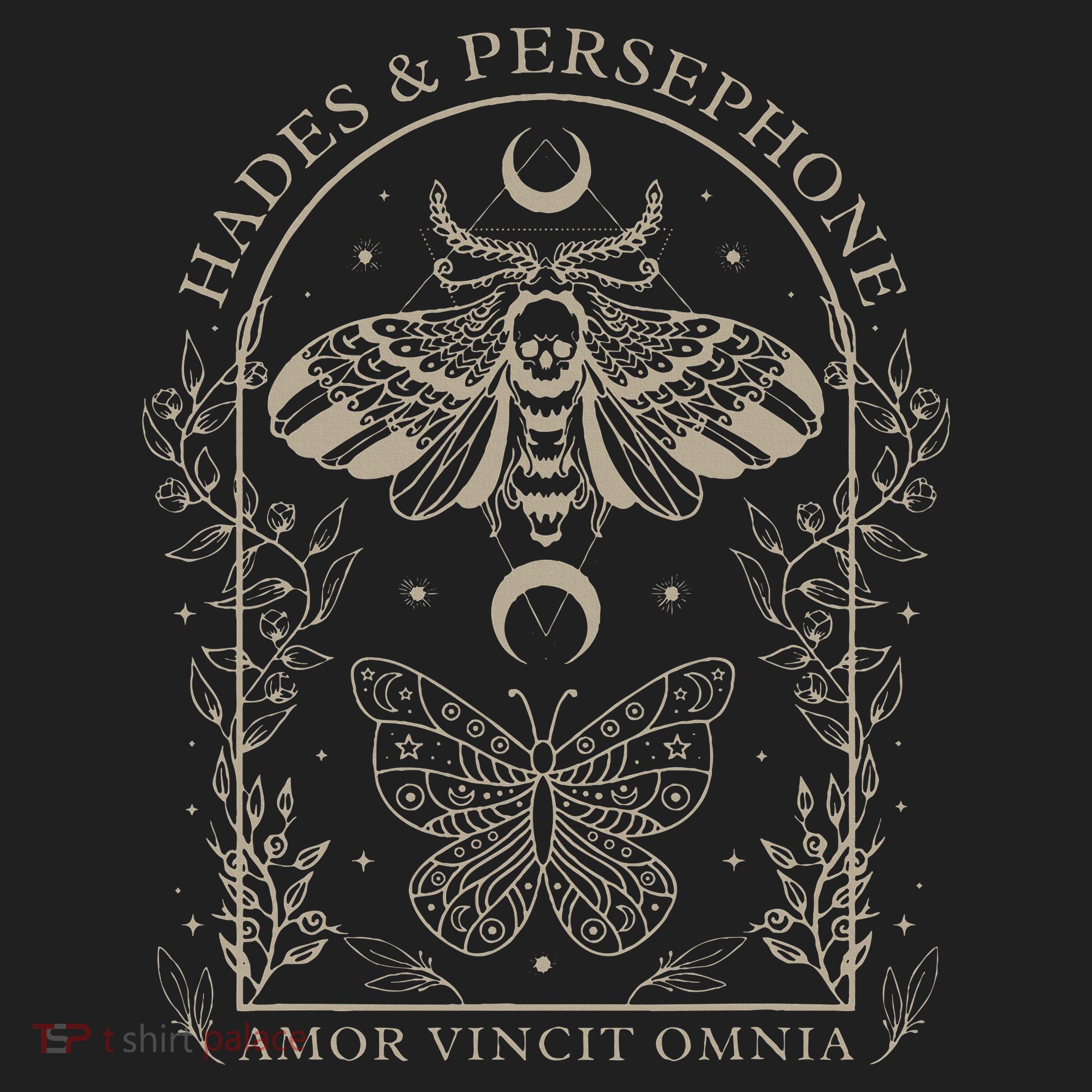 Hades And Persephone Moth And Butterfly Mythology Hat