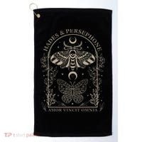 Hades And Persephone Moth And Butterfly Mythology Golf Towel thumb 0