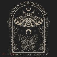 Hades And Persephone Moth And Butterfly Mythology Golf Towel thumb 3