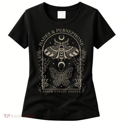 Hades And Persephone Moth And Butterfly Mythology Women's T-Shirt