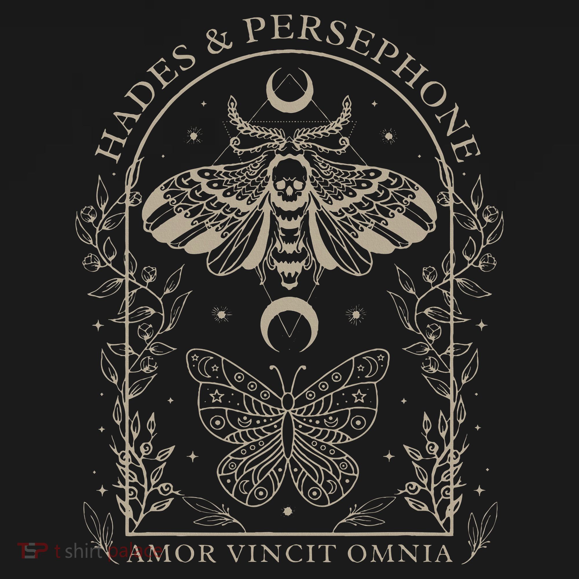 Hades And Persephone Moth And Butterfly Mythology Tote Bag