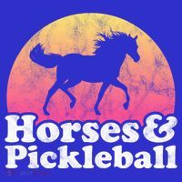 Horse And Pickleball Or Girls Horses Meaningful Gift Coaster thumb 2