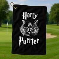 Harry Purrter Golf Towel thumb 1