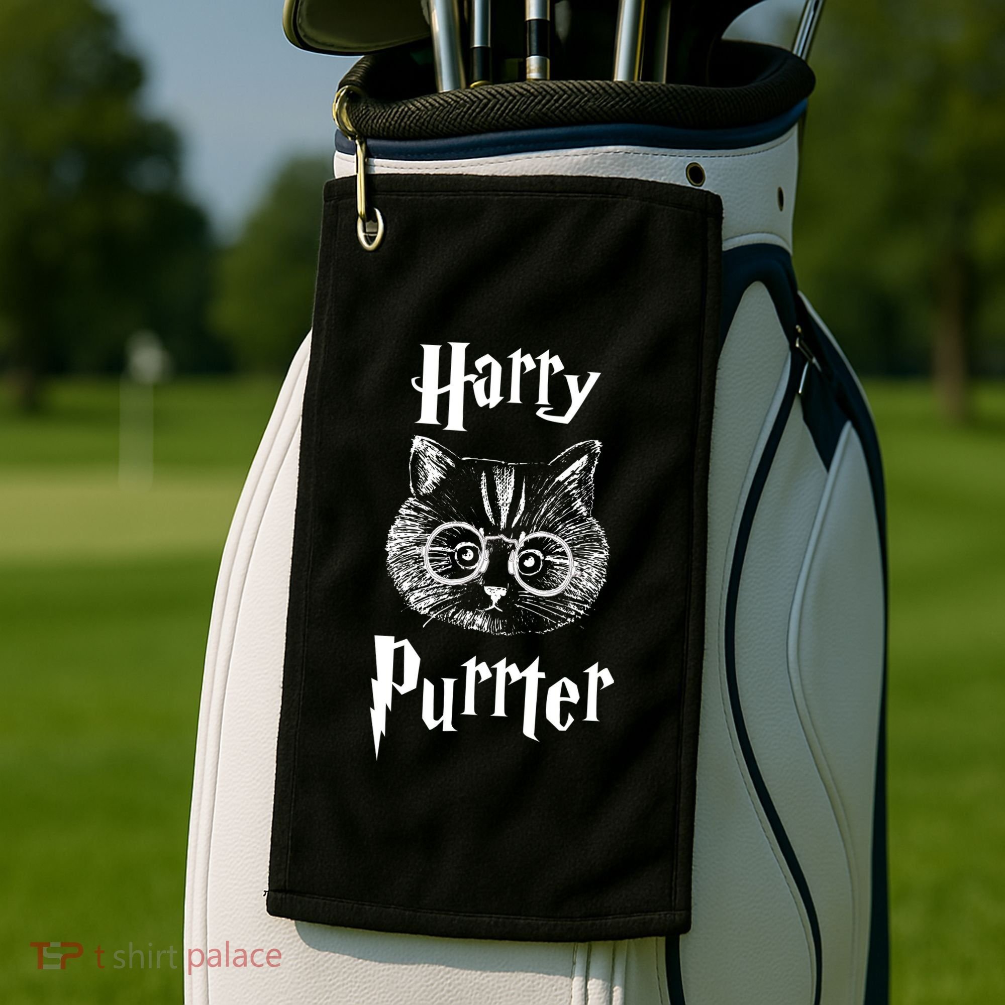 Harry Purrter Golf Towel