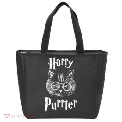 Harry Purrter Tote Bag
