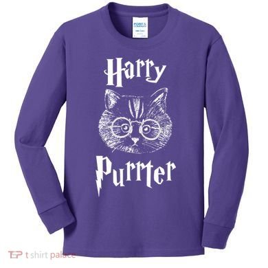 Harry Purrter Kids Long Sleeve Shirt