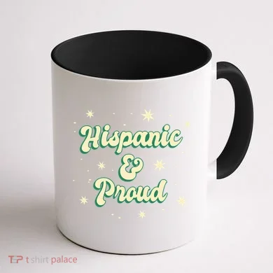 Hispanic And Proud Coffee Mug back