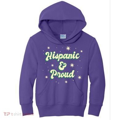 Hispanic And Proud Kids Hoodie