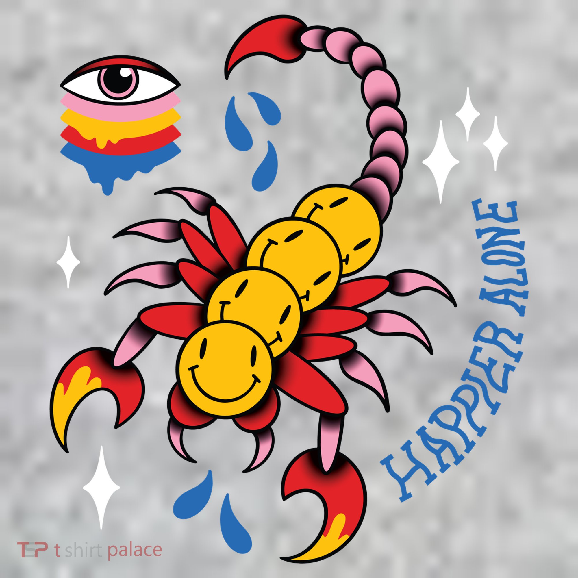 Happier Alone Centipede Sweatshirt