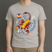 Happier Alone Centipede T-Shirt thumb 3