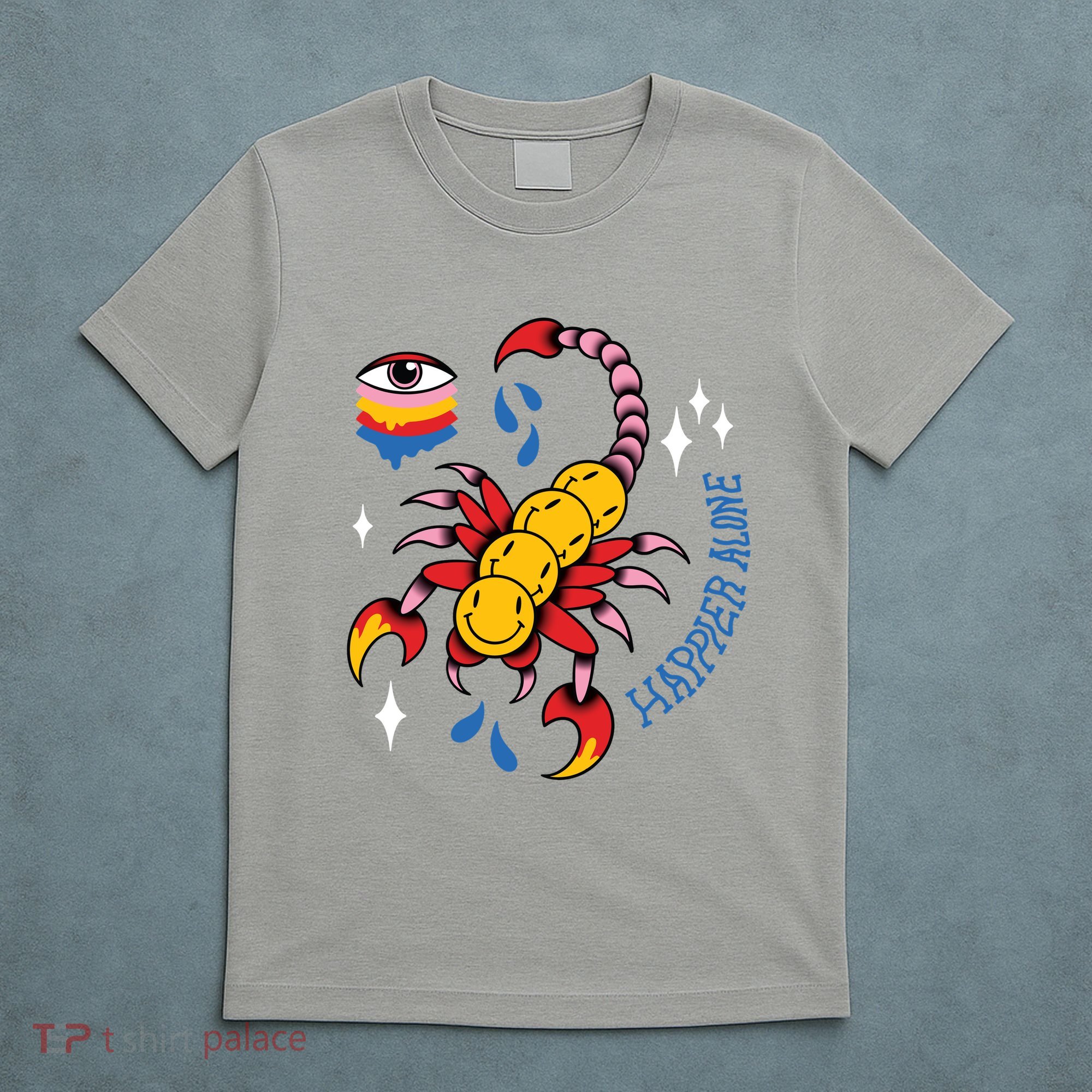 Happier Alone Centipede T-Shirt