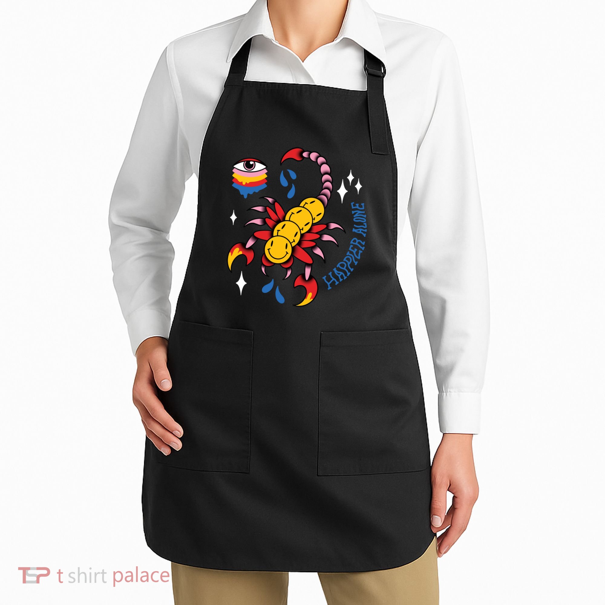 Happier Alone Centipede Apron