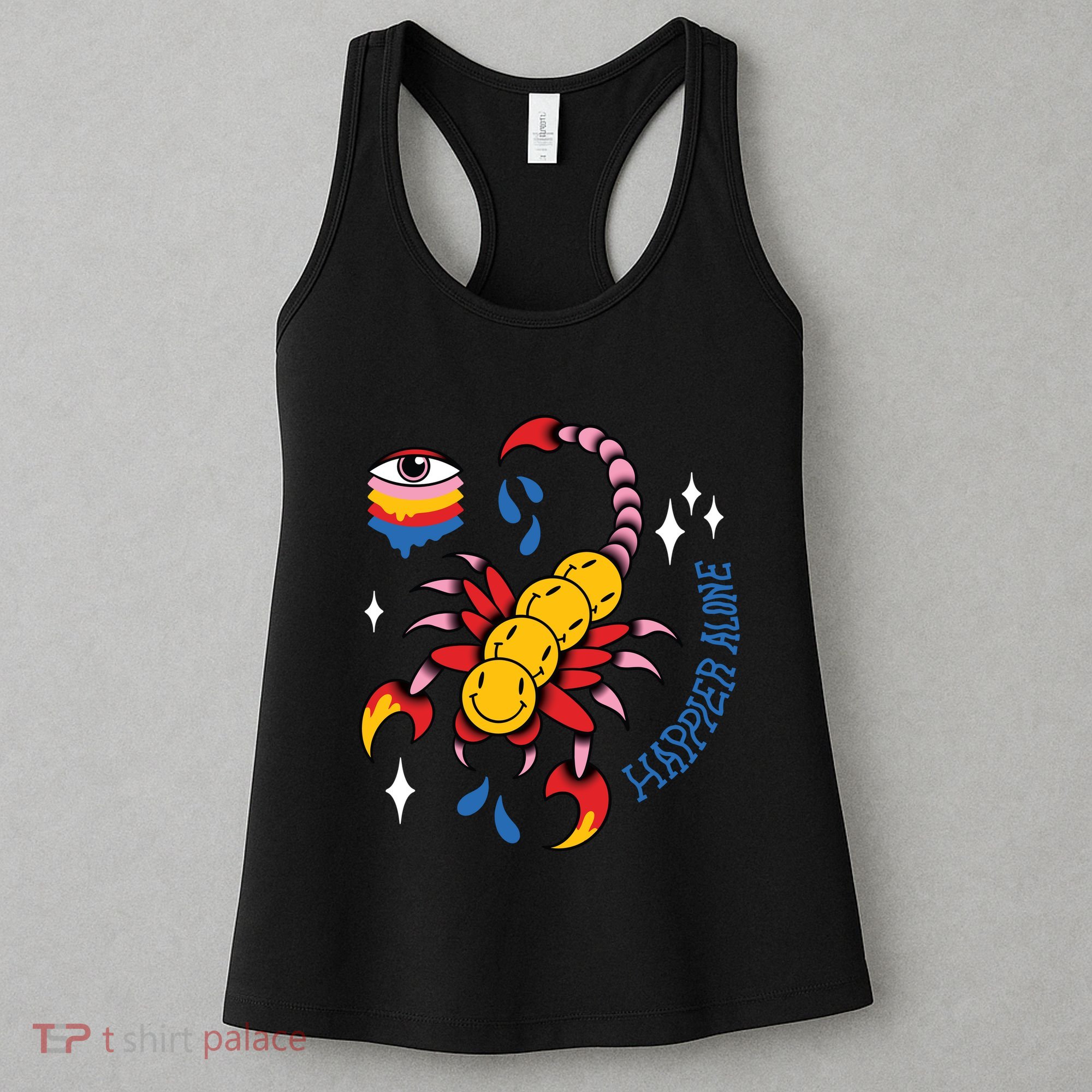 Happier Alone Centipede Women's Tank Top