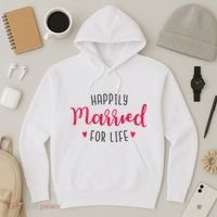 Happily Married For Life Hoodie thumb 3
