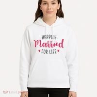 Happily Married For Life Hoodie thumb 5
