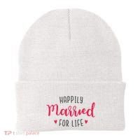 Happily Married For Life Beanie thumb 0