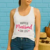 Happily Married For Life Women's Tank Top thumb 2