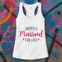 Happily Married For Life Women's Tank Top thumb 3